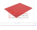 2.67x.5 Corrugated Panel